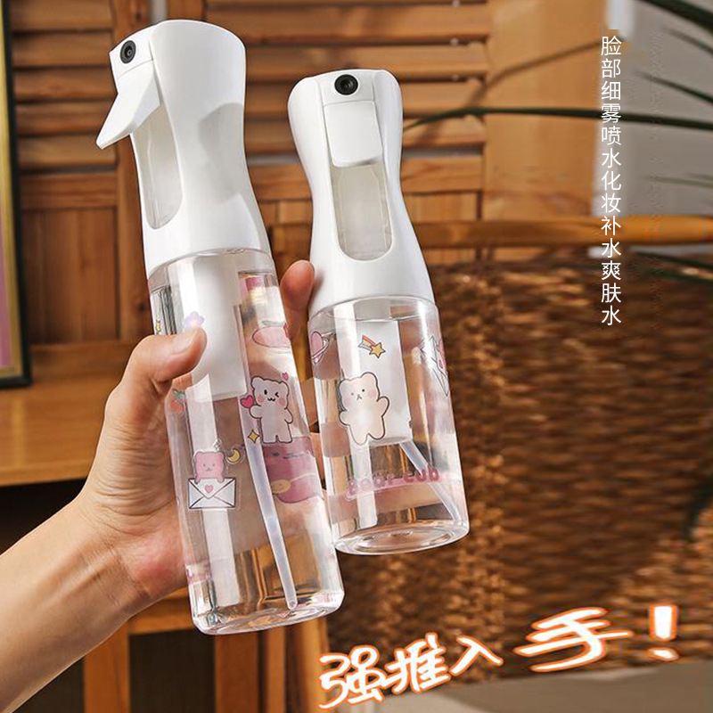 Continuous high pressure alcohol disinfection makeup hydration dilution fine mist small spray can superfine atomization spray bottle press spray bottle details Picture