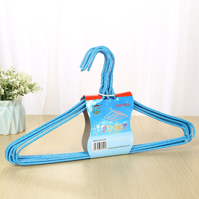0524 Simple and thickened metal impregnated non-trace air drying clothes rack color household wardrobe adult non-slip clothes rack Application Scenario