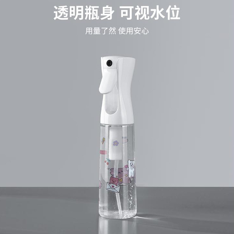 Continuous high pressure alcohol disinfection makeup hydration dilution fine mist small spray can superfine atomization spray bottle press spray bottle Specification drawing