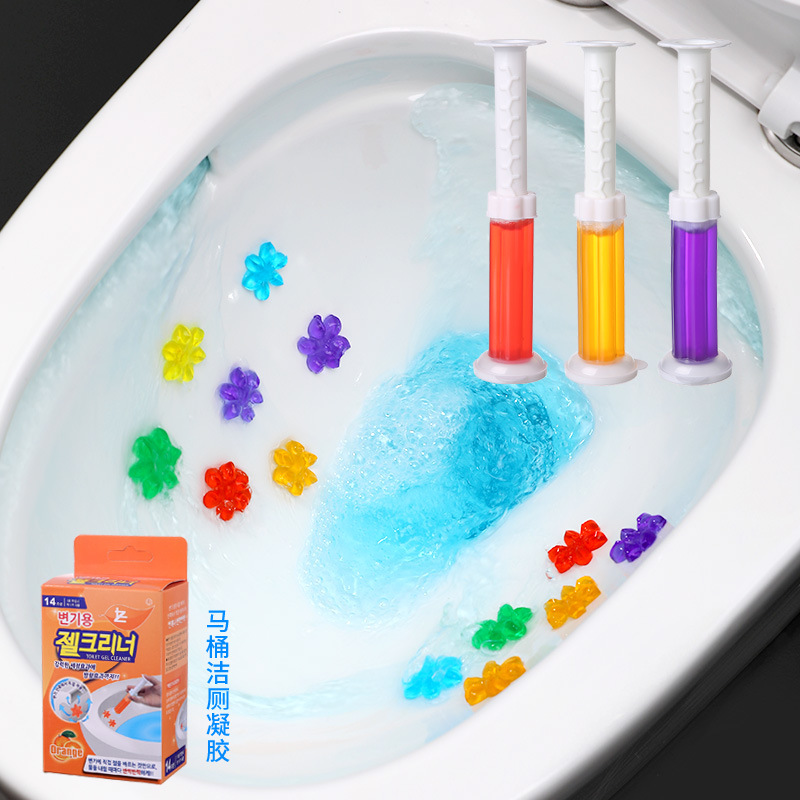 Toilet floret gel cleaner household toilet clean fragrant toilet treasure toilet deodorant to clean the peculiar smell of toilet spirit Application Scenario