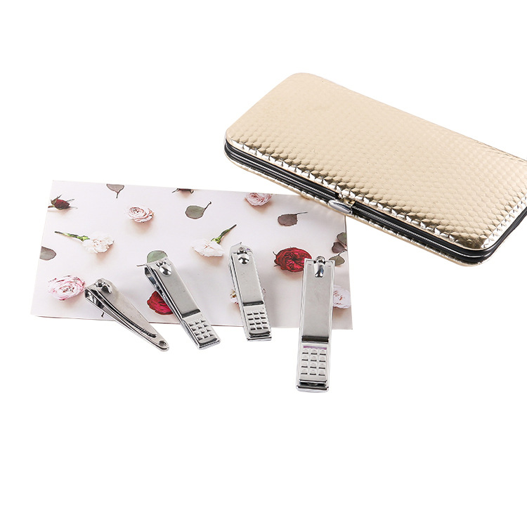 Tuhao gold 19 nail clippers set manufacturers direct multifunctional manicure beauty set tool nail clippers Item Picture