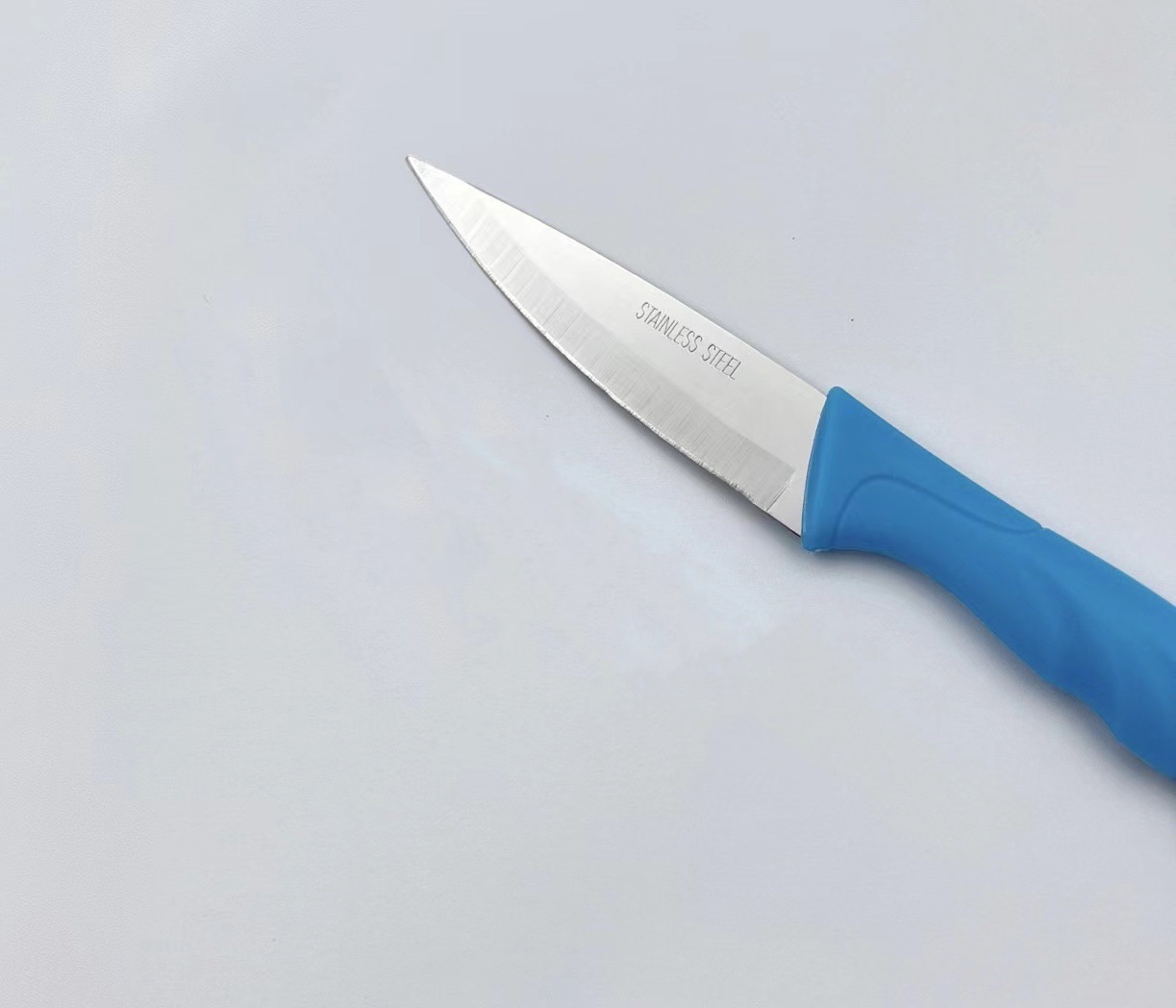Foreign TRADE DIRECT 3PC SET of knife household stainless steel plastic handle fruit knife set of sharp knife fruit knife details Picture
