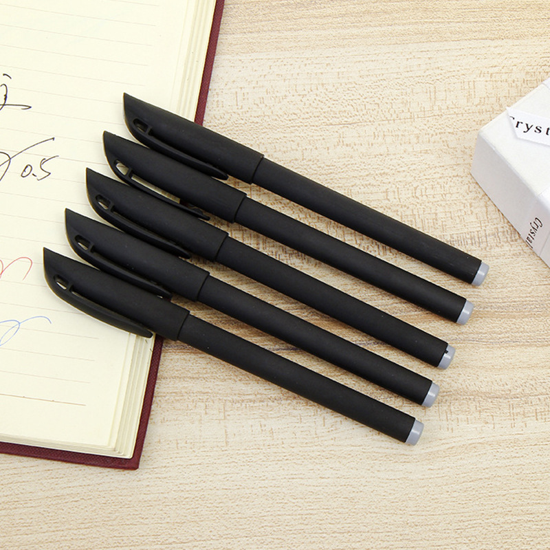 Manufacturers for direct sand black neutral pen for students examination office signature neutral pen wholesale spot Specification drawing