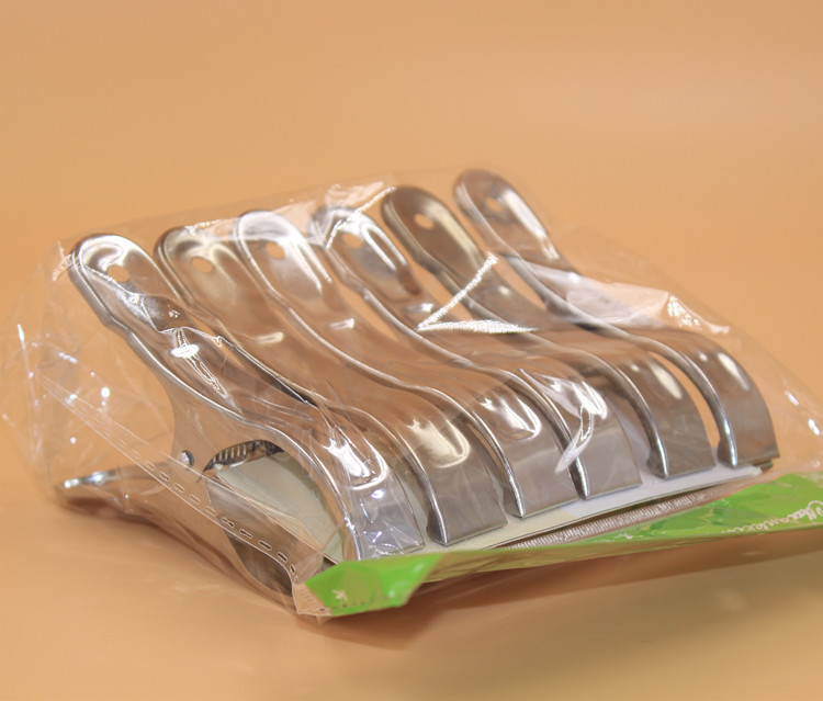 Large stainless iron is clamped clothes drying is clamped sun is clamped one yuan wholesale explosive supermarket daily necessities Item Picture