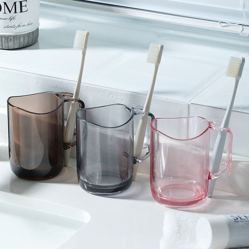 Mouthwash cup Brushing cup plastic water cup home printing logo gift hotel wash toothbrush cup wholesale details Picture