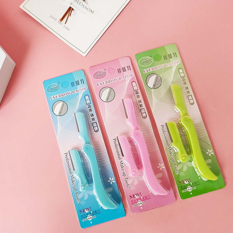 Manufacturers wholesale stainless steel sharp eyebrow shaving knife cosmetic eyebrow shaving knife shaving knife eyebrow trimmer beauty makeup tools Application Scenario