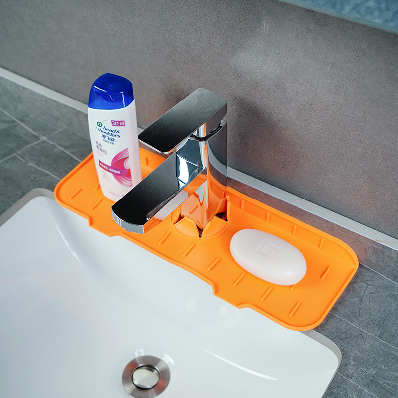 New multi-functional silicone faucet drain pad faucet spatter pad magic kitchen faucet pad details Picture