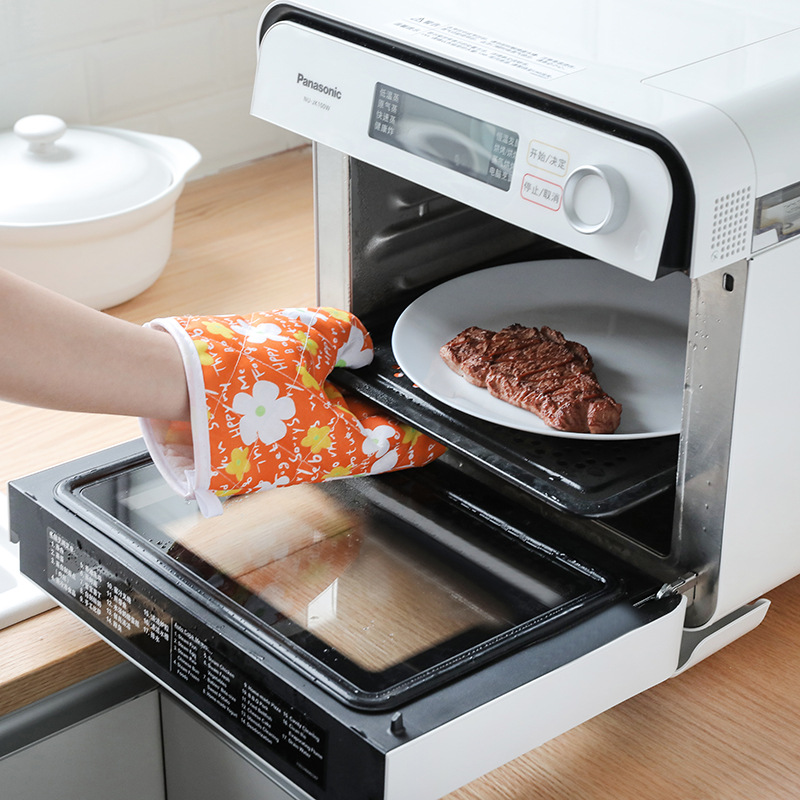 Foreign trade baking kit wholesale microwave oven gloves heat insulation gloves anti hot hand cover oven gloves 1 Specification drawing