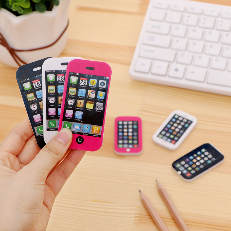 Creative mobile phone modeling eraser mobile phone rubber students rubber students stationery wholesale Taobao source full figure