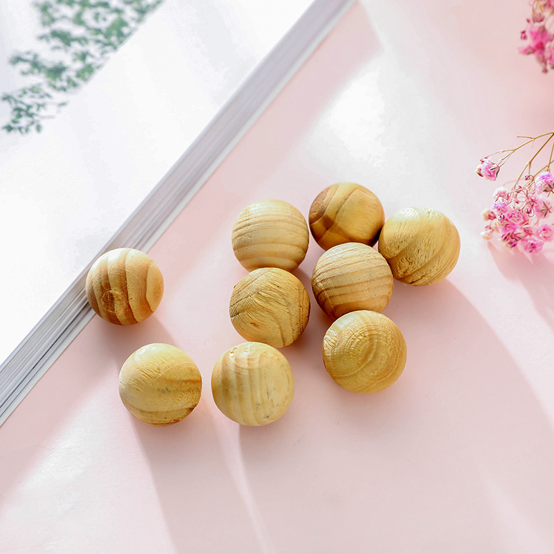 T Mothball anti mold anti moth anti mosquito anti insect mothball aroma wooden ball 5 single price Specification drawing
