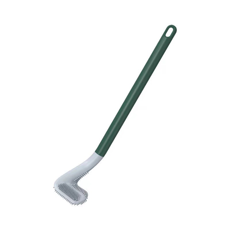 Golf silicone toilet brush household no dead Angle toilet cleaning magic brush hanging wall toilet cleaning brush Item Picture