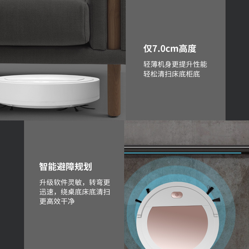 The manufacturer's new charging automatic sweeping robot household intelligent cleaner mini vacuum cleaner net popular Application Scenario