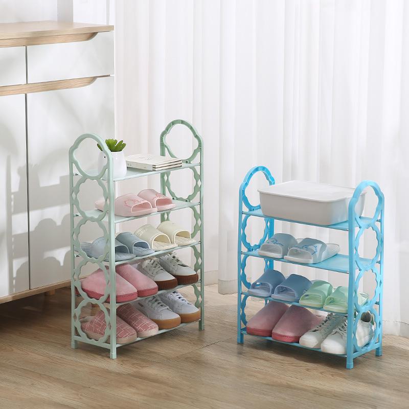 Classic practical combination shoe rack four - and five-layer simple combination shelf simple assembly full figure