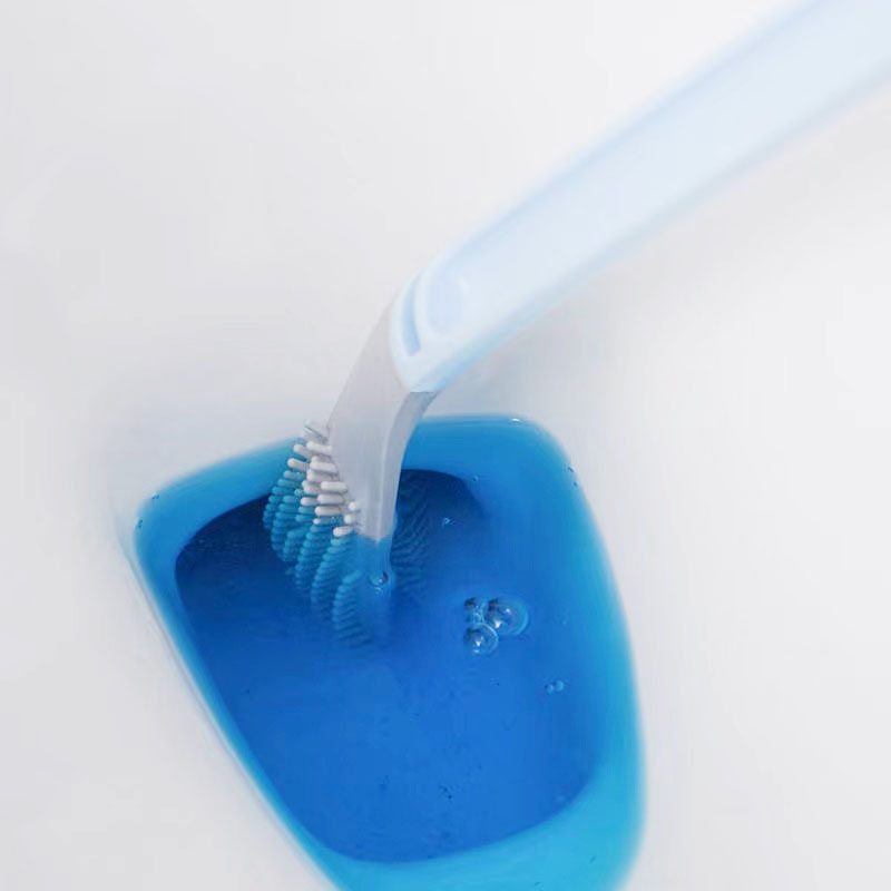 Golf silicone toilet brush household no dead Angle toilet cleaning magic brush hanging wall toilet cleaning brush Application Scenario