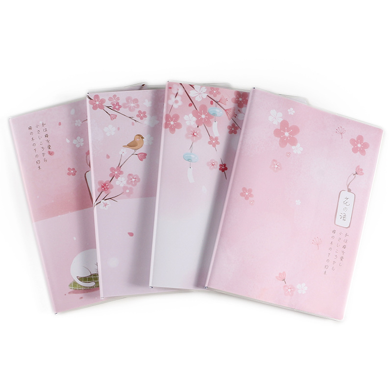 16k plastic cover book PVC cover notebook creative simplicity Notepad student diary exercise book wholesale Item Picture