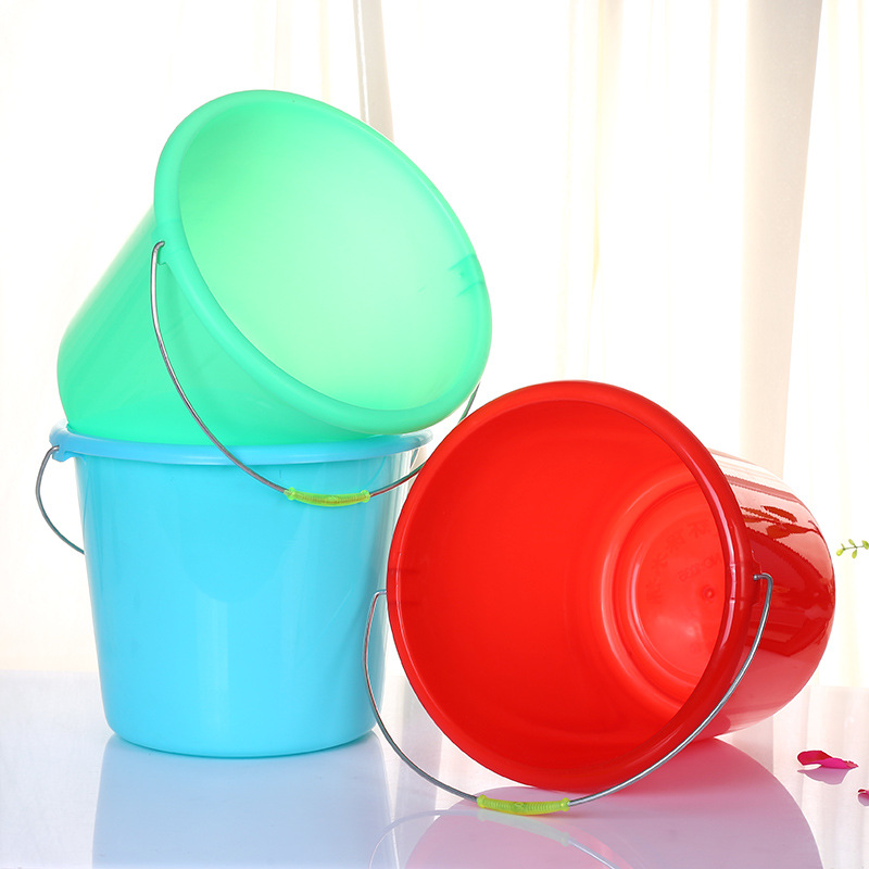 Manufacturers direct portable plastic bucket 10L household car wash pouring plastic bucket pp material plastic bucket details Picture