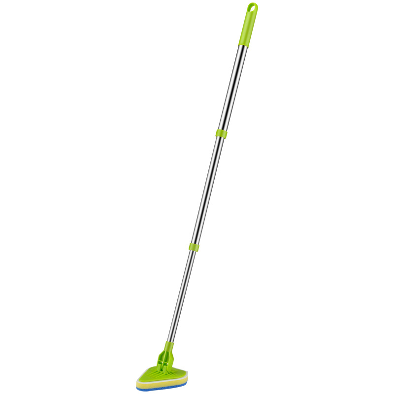 Cross border multifunctional retractable brush home floor brush tile brush bathtub brush cleaning brush sponge brush triangle brush Item Picture