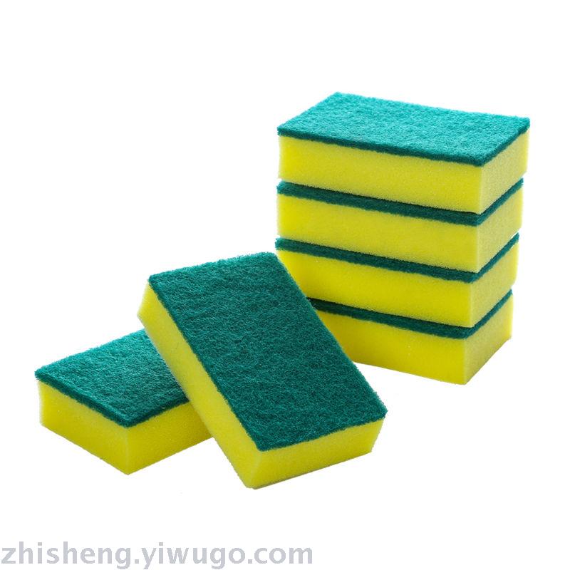 Dishcloth dishwashing sponge wipe magic wipe sponge brush pot and bowl artifact non grease brush bowl sponge 100 clean cloth Application Scenario