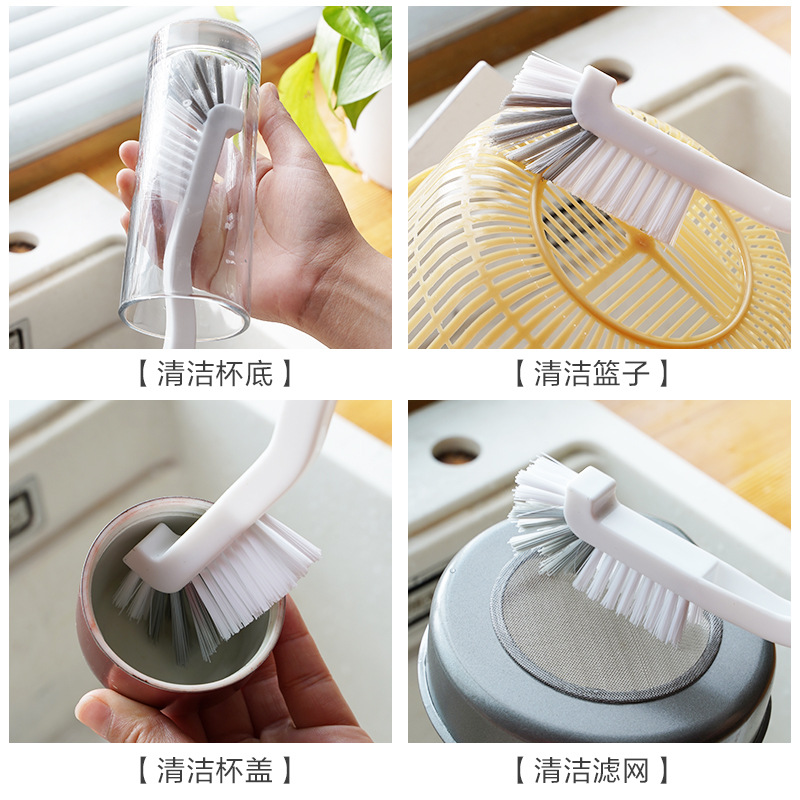 Cup brush magic washing cup brush wall breaking machine brush special cleaning crayfish brush long handle small brush without dead Angle Application Scenario