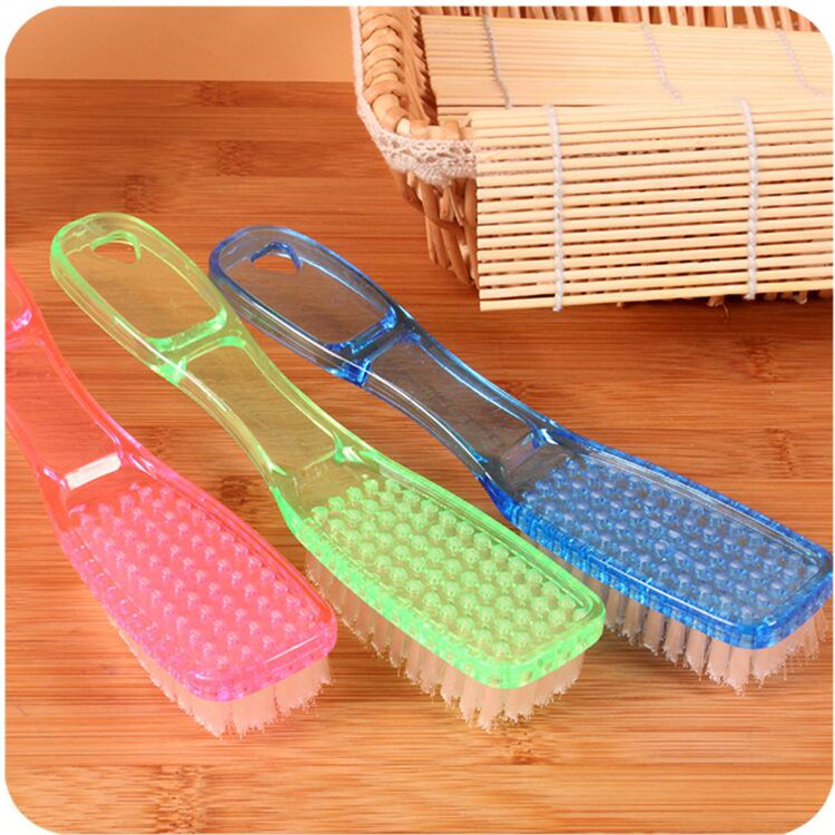 High quality long handle large plastic shoe scrubbing brush crystal brush cleaning stiff hair household cleaning brush washing brush full figure