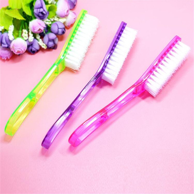 High quality long handle large plastic shoe scrubbing brush crystal brush cleaning stiff hair household cleaning brush washing brush Item Picture