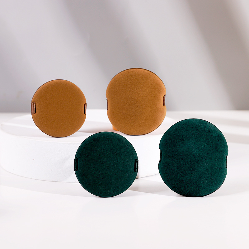 Magic net red powder puff egg yolk pie pineapple air cushion powder puff do not eat powder makeup sponge wet and dry factory wholesale Specification drawing