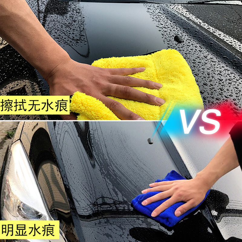 Wholesale double-sided thickened high-density coral wool absorbent wipe car not easy to lose hair soft thick towel manufacturers direct custom Application Scenario