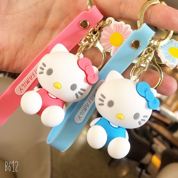 KT Kitty Kitty key chain cartoon car pendant creative cute couple bag key chain gift wholesale full figure