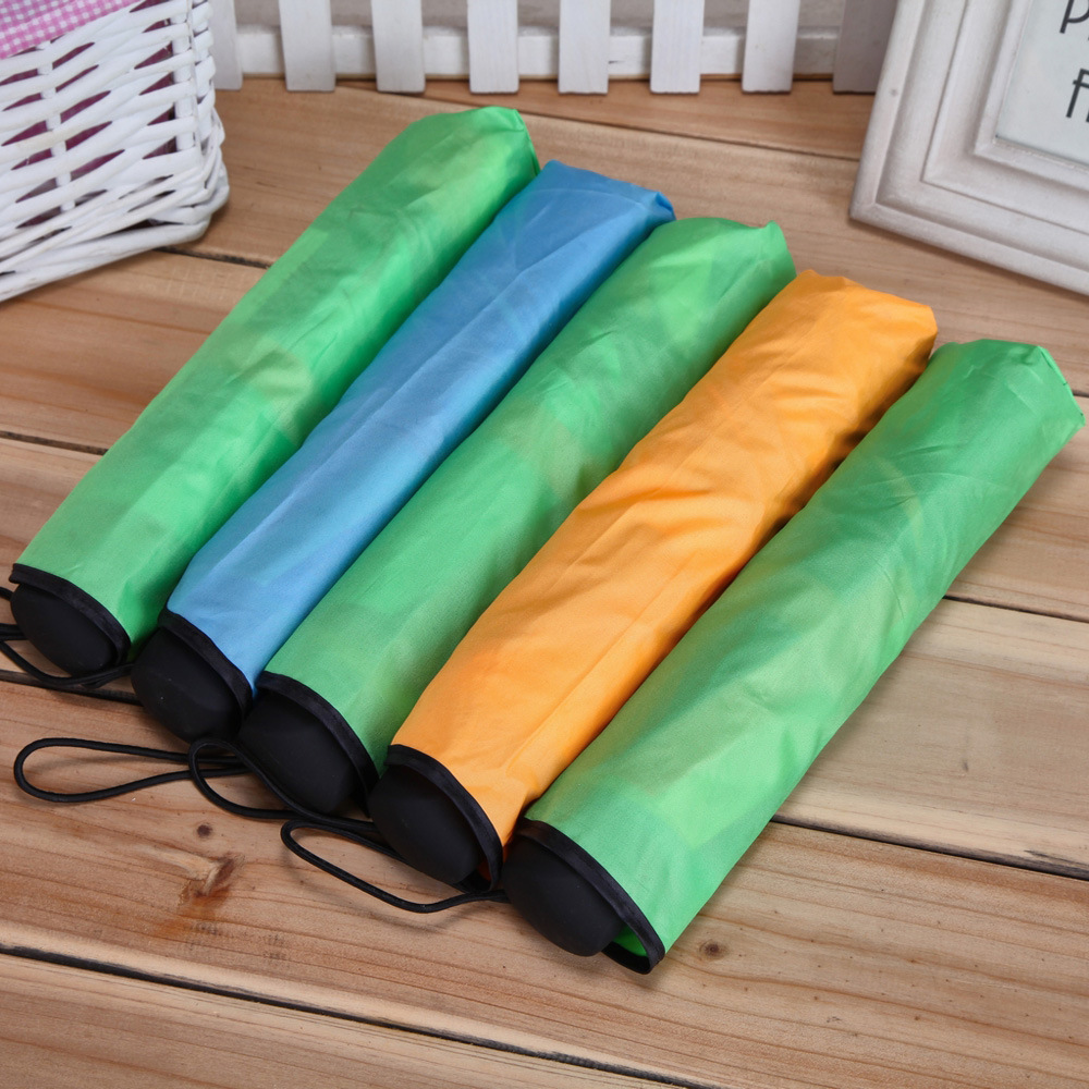 Black lacquer Apollo rainbow folding umbrella ruffle decoration three fold umbrella creative sunny rain sunshade Specification drawing