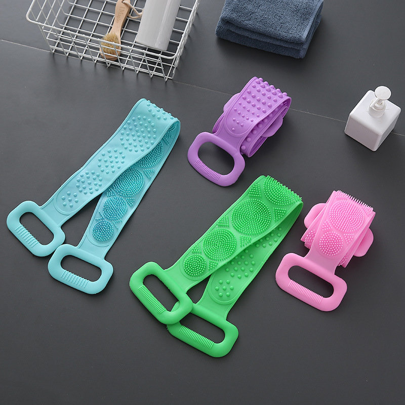 Rub zao silicone rub zao towel strong men and women to rub back rub marl strip back exfoliating shower bath brush full figure