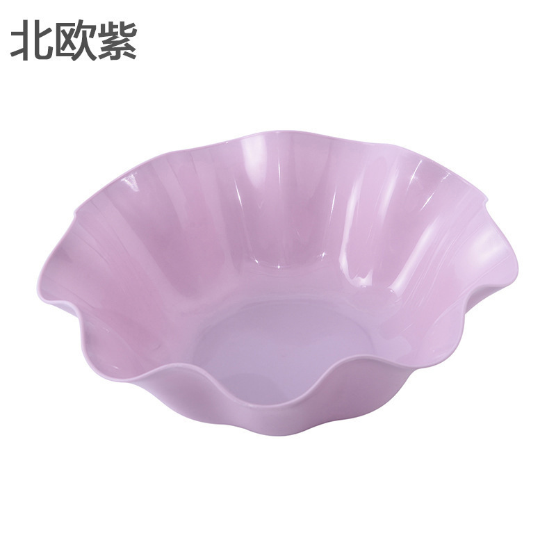 Fruit plate creative modern living room European home flounce fruit plate office desktop snack plate candy plate Item Picture