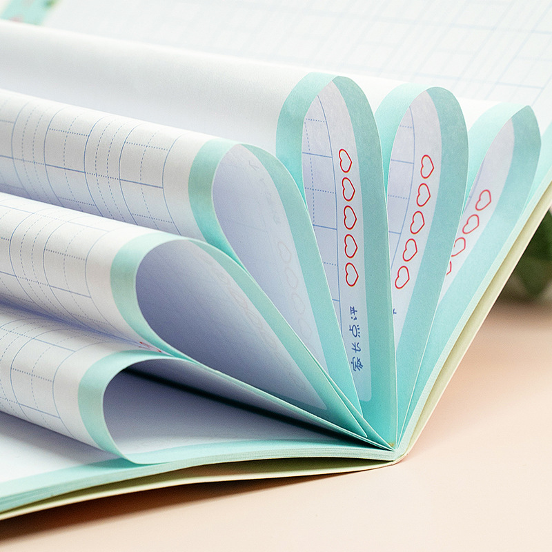 A5 lovely cartoon drawing diary primary school students drawing writing script Tian character case exercise book stationery wholesale Specification drawing