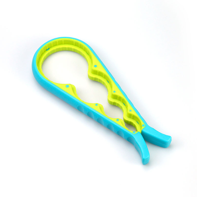 Foreign trade spot two-color thickening four-in-one bottle opener four-in-one can opener labor-saving screw bottle cap Item Picture