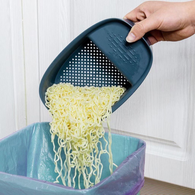Saddle type drain basket kitchen sink kitchen waste drain hanging basket sink vegetable tea drain rack storage rack Specification drawing