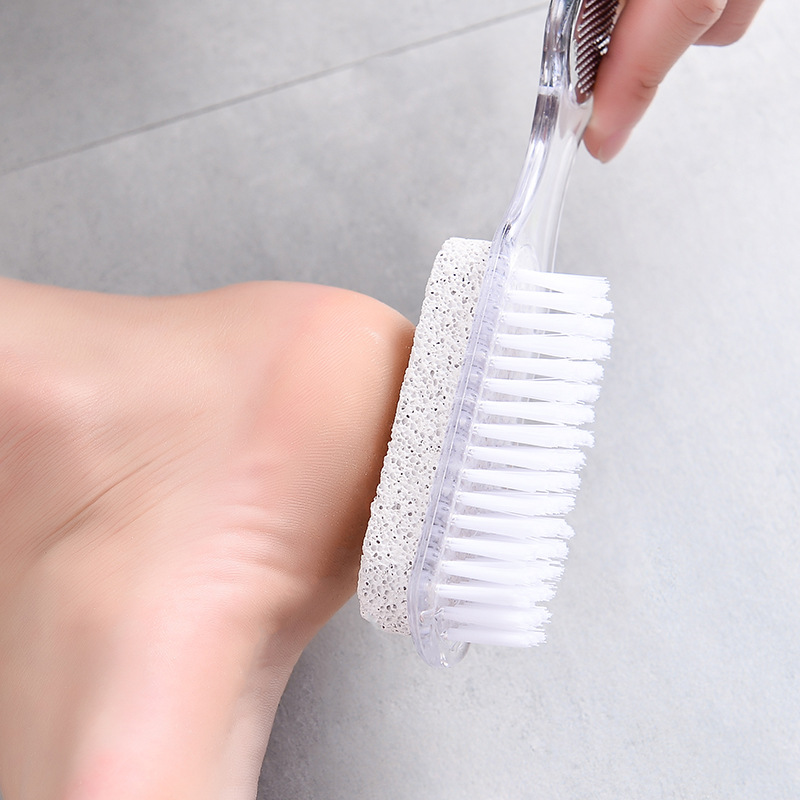 Peeling dead skin foot sharpener Foot rub household foot heel sole manual callus pedicure knife Foot scraper foot brush Specification drawing