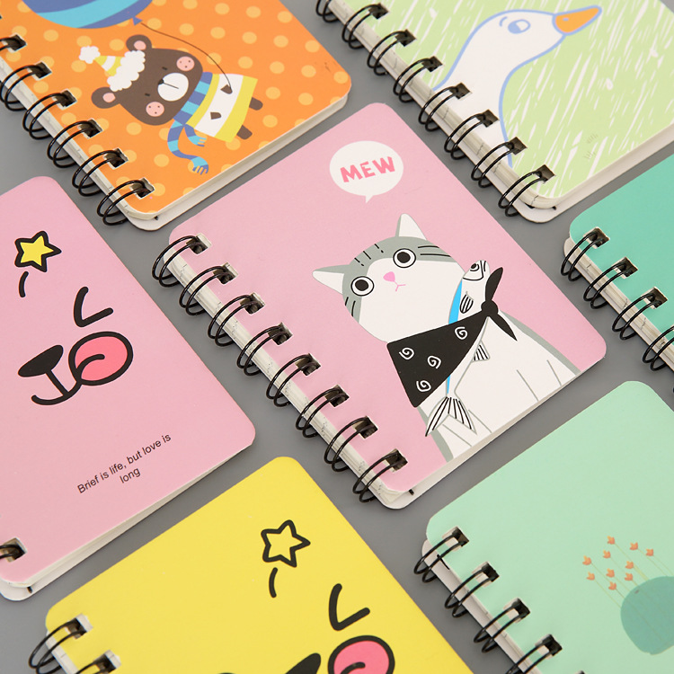 Special creative cartoon Germinator thickened coil this notepad carry this student stationery book wholesale manufacturers full figure