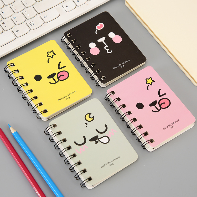 Special creative cartoon Germinator thickened coil this notepad carry this student stationery book wholesale manufacturers Specification drawing