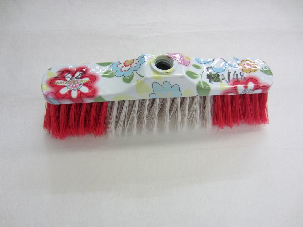 Factory direct broom head, plastic printing broom, PP broom, cleaning supplies full figure
