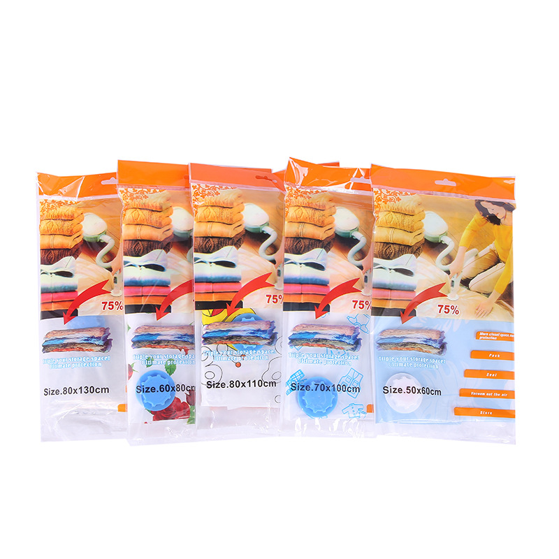 Printing vacuum storage compressed bag moisture-proof storage set assembly air pump finishing clothes quilt thickened storage bag