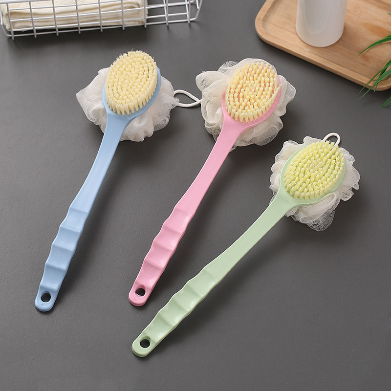 Japanese rubbing artifact bath brush rubbing towel long-handled brush back don't ask for adult fur brush shower bath to rub my back