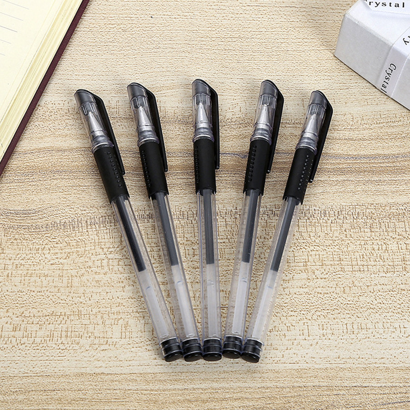 The manufacturer directly supplies European standard neutral pen transparent office ink pen pen 0.5mm special ink pen for students examination