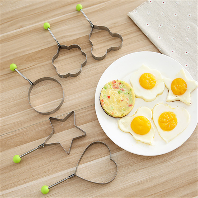 Stainless steel omelet thickening non-stick omelet mould DIY omelet mould Omelet ring kitchen gadget