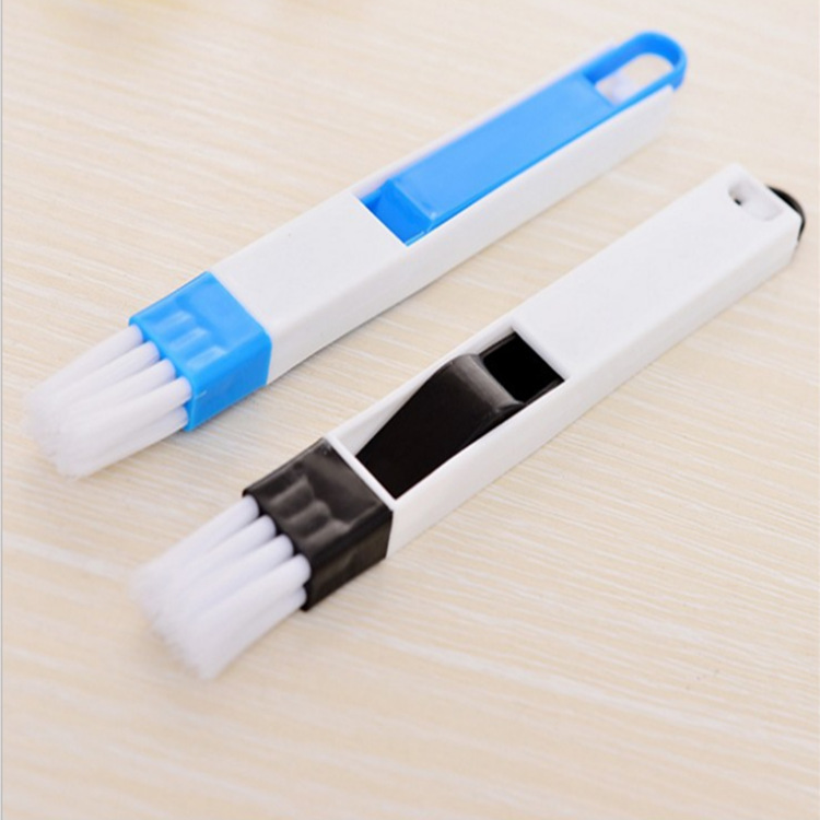 Window groove cleaning brush screen window cleaning tool window groove small brush with dustpan cleaning door and window gap brush