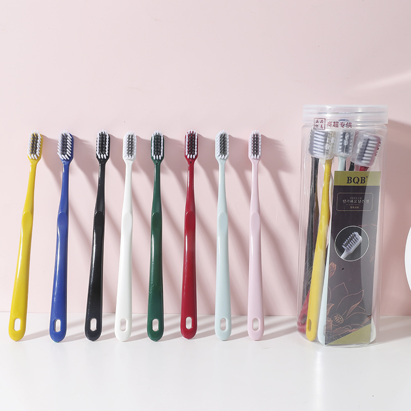 Home mounted genuine toothbrush bamboo charcoal soft hair