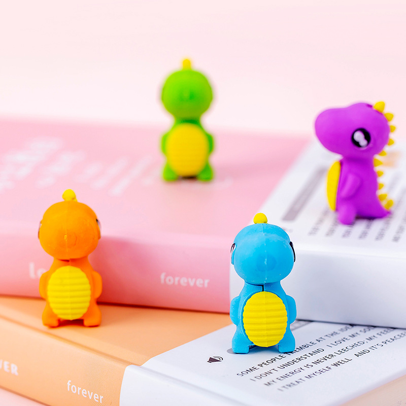 5218 in the cool creative card small Tyrannosaurus eraser student rubber stationery wholesale custom manufacturers stationery wholesale