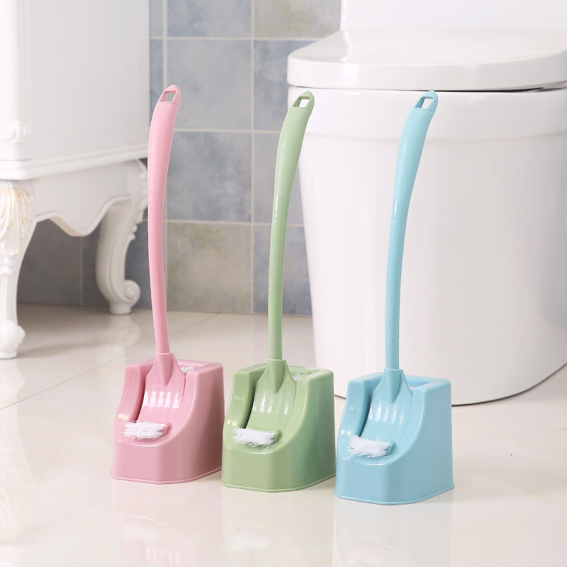 Household toilet brush set Creative toilet wash toilet brush New long handle no dead Angle cleaning brush no dead Angle