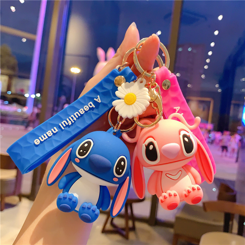 The manufacturer produces new 3D doll Steed key chain PVC car bag small pendant stall supply gifts