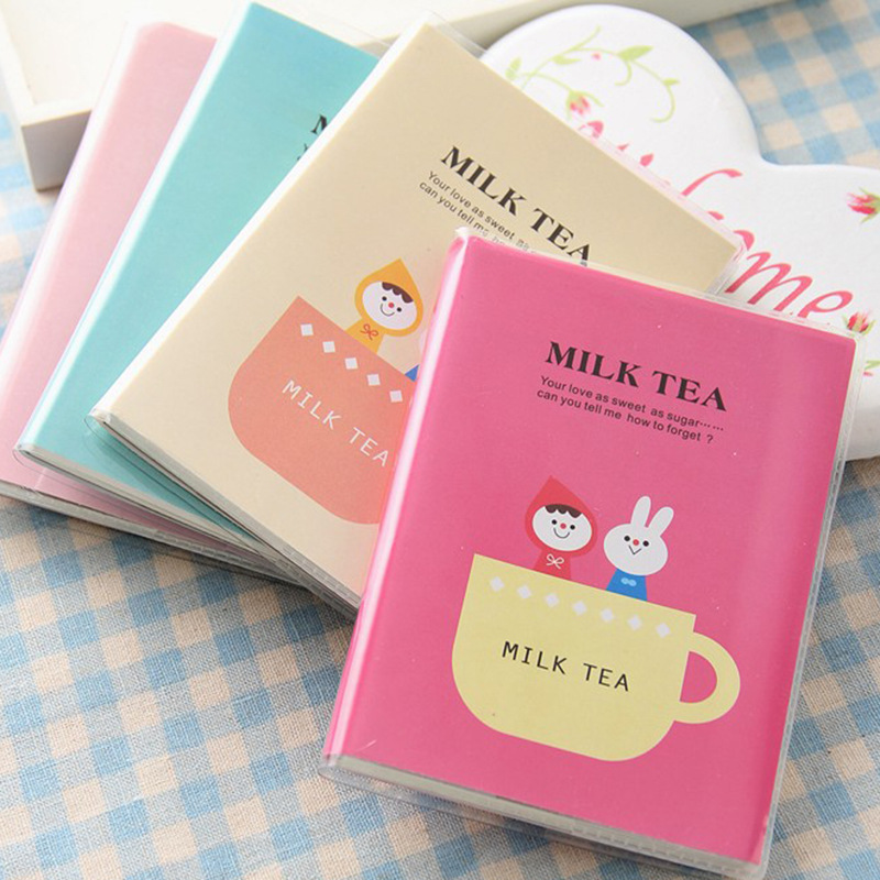 Creative lovely student notepad milk tea time glue set of student notepad student stationery wholesale