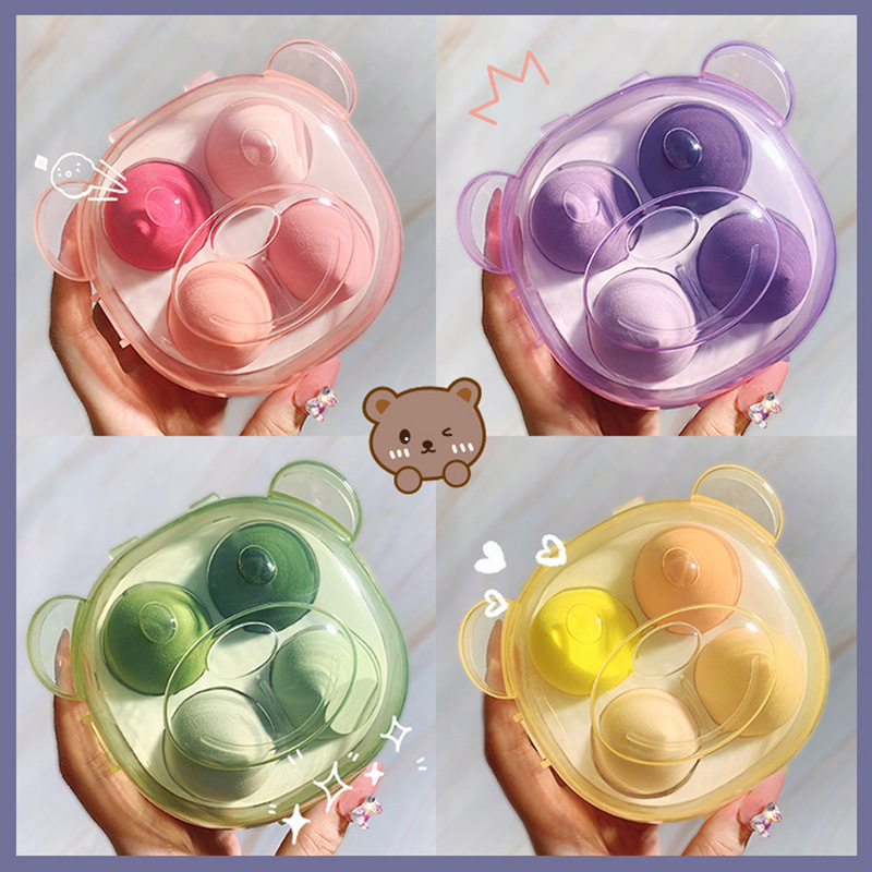 Soaking water big beauty egg dry and wet powder puff makeup egg sponge egg beauty tools wholesale manufacturers