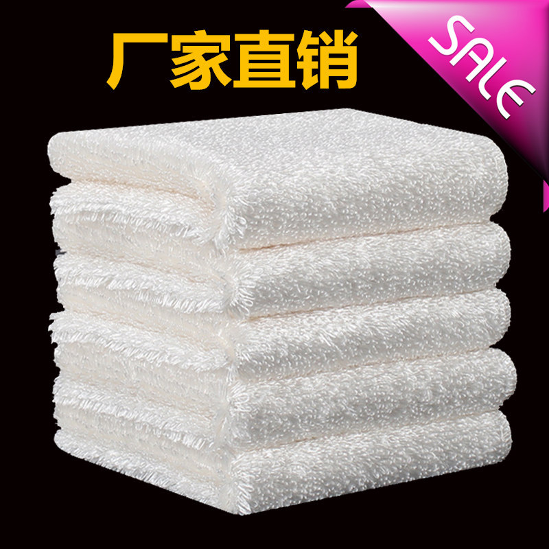 18x23CM double layer bamboo fiber cloth non-stick oil dishcloth household kitchen table wipe absorbent not shed hair